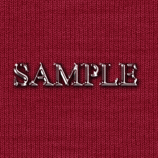 Zoy Texture [ Wrinkled Knit ] Seamless - Red