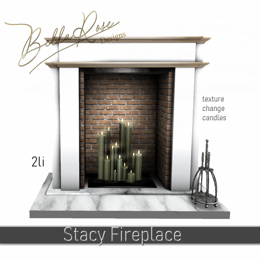 [BR] Stacy Fireplace Texture Change Candles