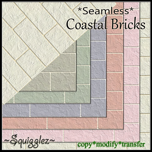 ~Squigglez~ Coastal Bricks