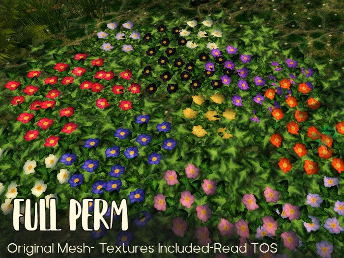 G&D FULL PERM Ground Flowers FIXED PERMS