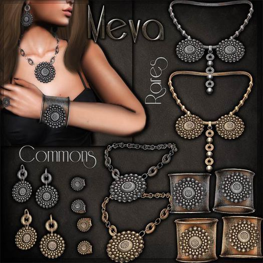 Meva Amya Rings golden Box