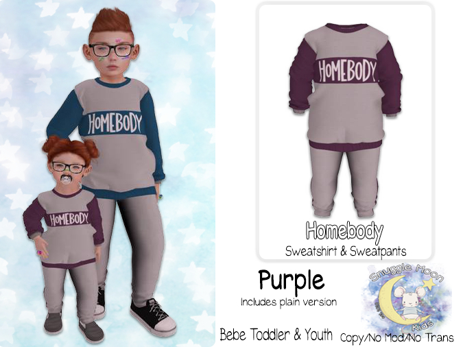 {SMK} Homebody Sweats | Purple