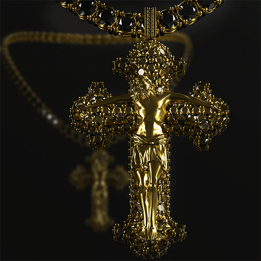 Faygo Gold Jesus Piece