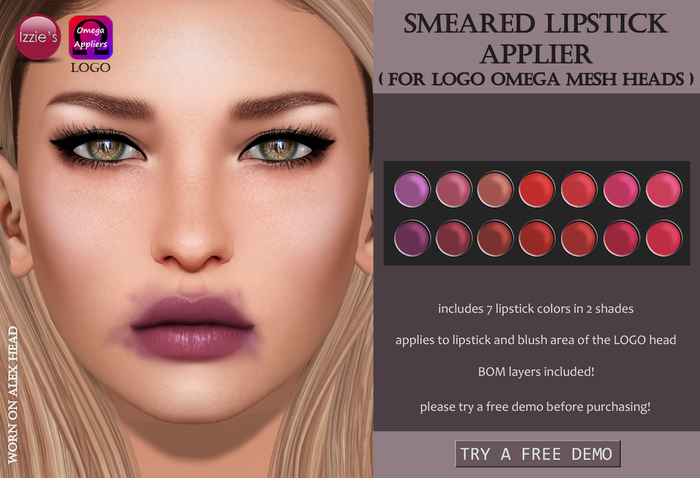Izzie's - Smeared Lipstick Applier (LOGO)