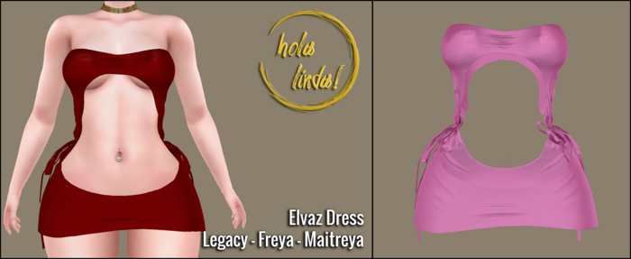 Elvaz Dress - PINK by Hola Linda! Store 
