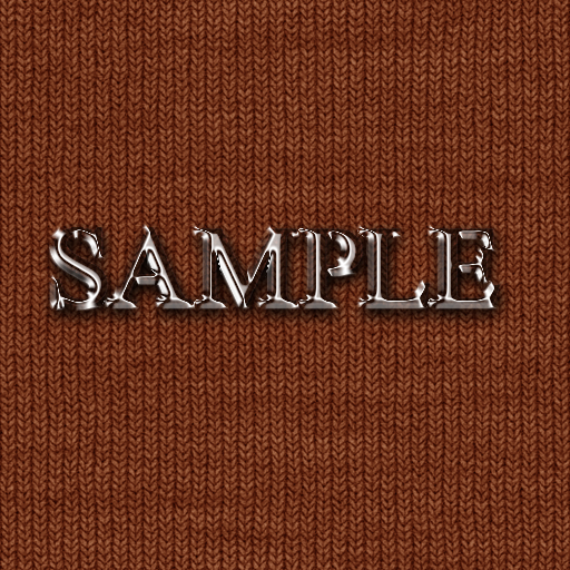 Zoy Texture [ Wrinkled Knit 02 ] Seamless - Orange Brown