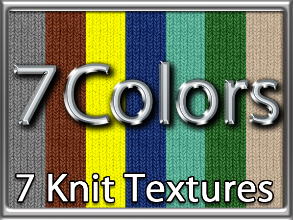 Zoy Texture [ Wrinkled Knit 02 ] Seamless - 7 Colors