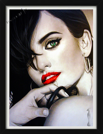 Girl Of My Dreams- Classy Model Drawing Artwork
