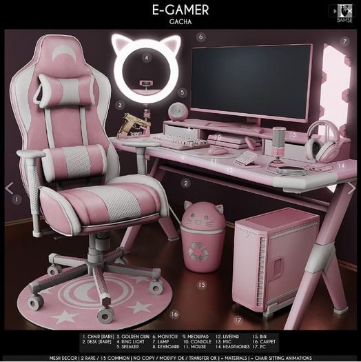 16. BAMSE : E-GAMER - Carpet