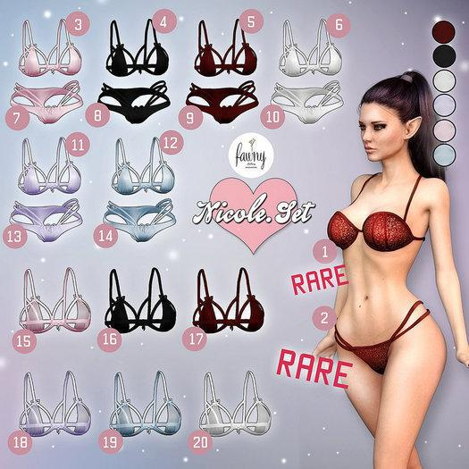 Fawny - Nicole.Lace Bra(1) - Maitreya - RARE