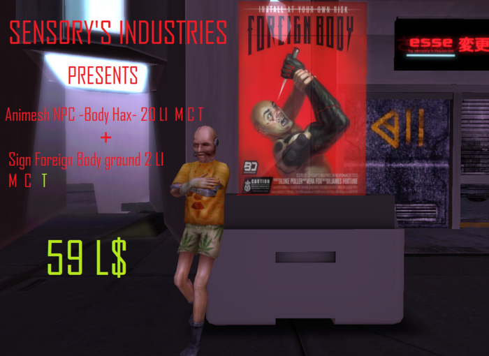 Animesh + ForeignBody SIGN BOX