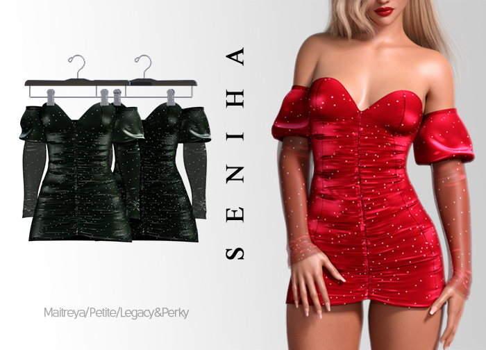 Seniha. Cristal Dress // Army