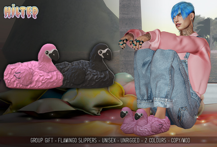 HILTED - Flamingo Slippers