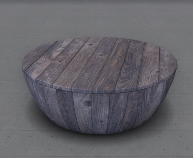 .df. Dreams Factory - Barrel Table - Slate