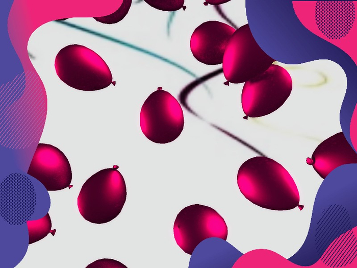 [AE] Celebration Store - 30 Floor  Balloons Hot Pink