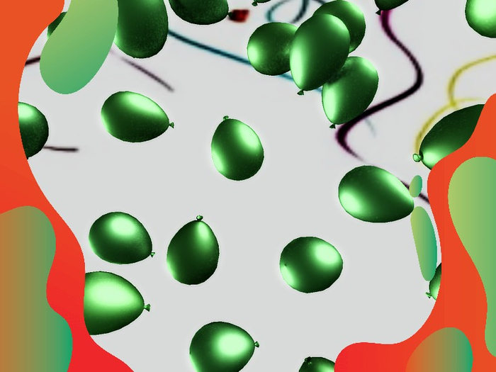 [AE] Celebration Store - 30 Floor  Balloons Green