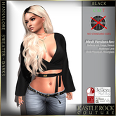 :KR: Hannalore Sweater - Darks - Black (Add Me)