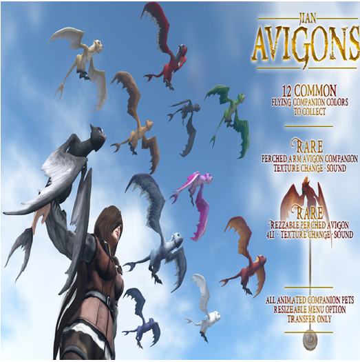 JIAN :: RARE Arm-Perched Avigon