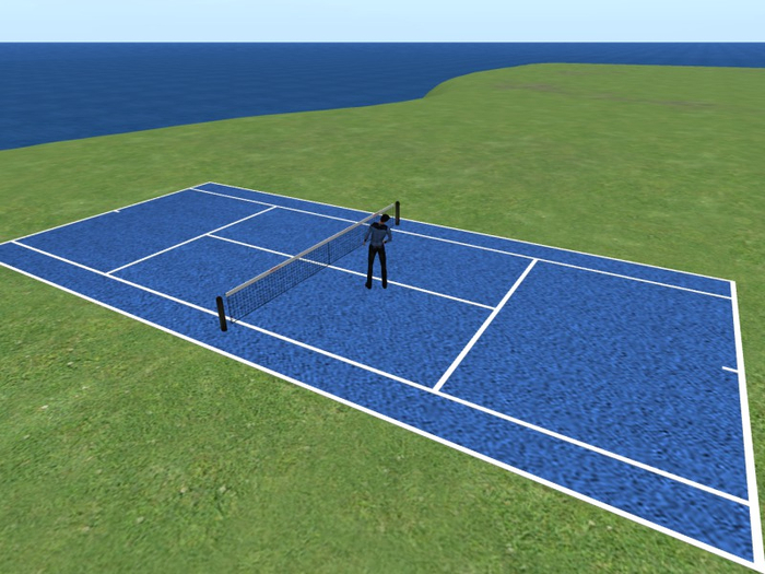 TM Tennis Court - Blue