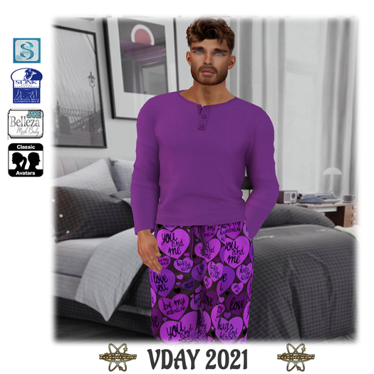 ~EccentriciXi~ Mens PJs VDAY 2021