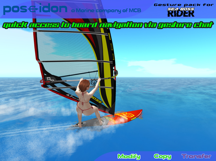 ::POSEIDON:: SEA BOSS Rider - SAILING GESTURE PACK