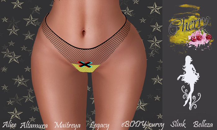 Cherry   Panties  yellow