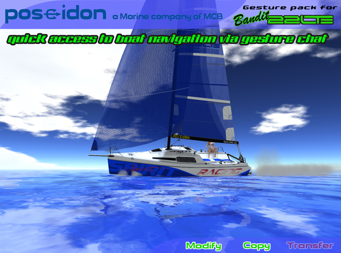 ::POSEIDON:: 22 LTE - SAILING GESTURE PACK