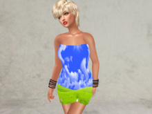 Meadow-Form Fitting Dress