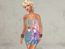 Droplets-Form Fitting Dress