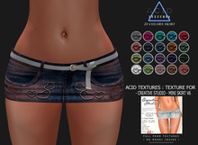 ACID TEXTURES - Texture for - CREATIVE STUDIO - Mini Skirt v6