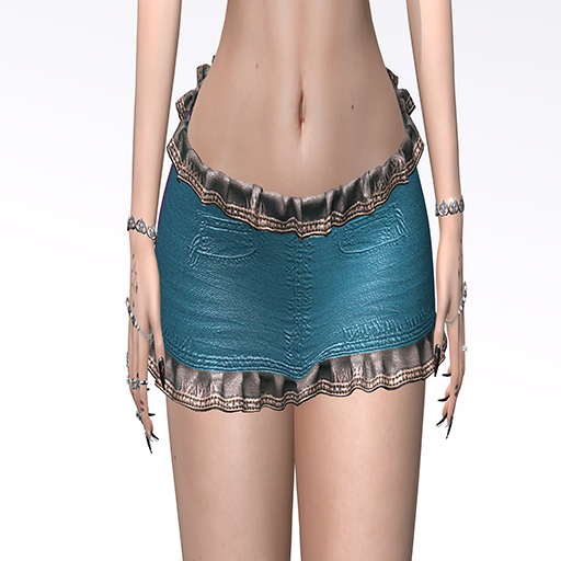 AXE-MINI DRESS-MAITREYA-BELLEZZA FREYA-JEANS-TEAL+VIOLET