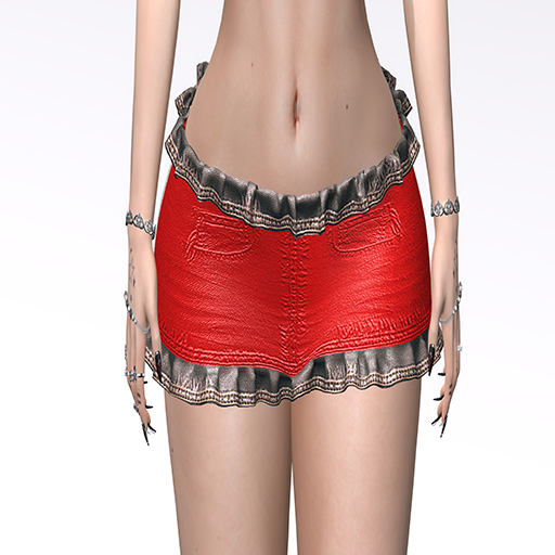 AXE-MINI DRESS-MAITREYA-BELLEZZA FREYA-JEANS-RED