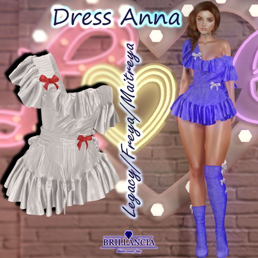BRILLANCIA - SET ANNA _DRESS_ - WHITE