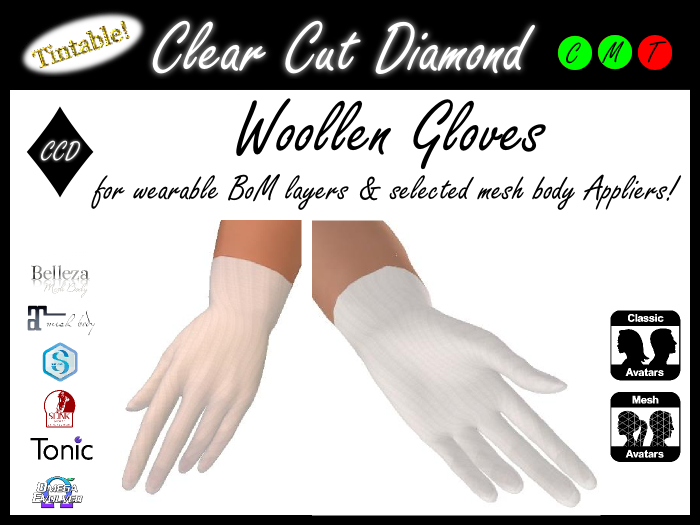 BoM & applied Gloves woollen (by CCD)
