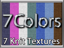 Zoy Texture [ Wrinkled Knit 03 ] Seamless - 7 Colors