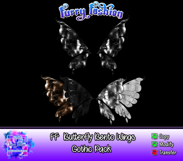~FF~ Butterfly Bento Wings Gothic
