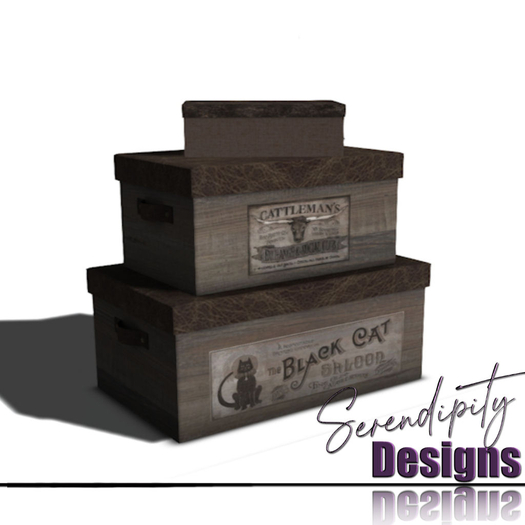 Serendipity Designs - Ticonderoga Storage Boxes [WEAR ME]