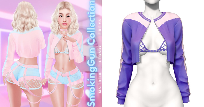 Rebelpill - SmokingGun Collection Jacket Uniform Blue