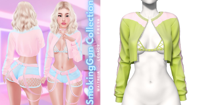 Rebelpill - SmokingGun Collection Jacket Lime