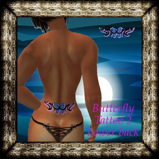 DOLLARBIE Butterfly Tattoo 2 lower back