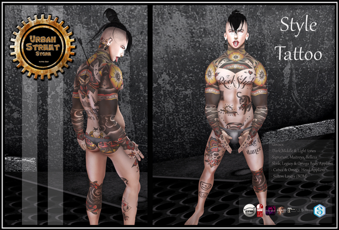 **UbS** Style Tattoo