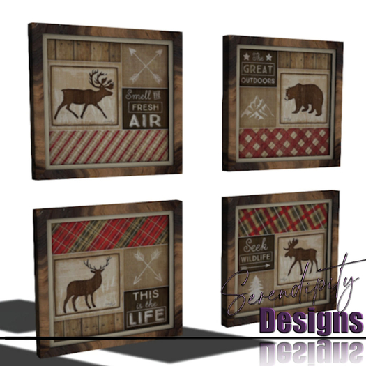 Serendipity Designs - Ticonderoga Cabin Prints  [WEAR ME]