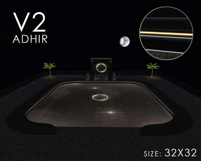 V2 - [Gold Neon] - Disco Dance Club - 32x32 - [ADHIR] - BOX