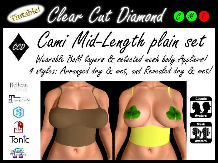 BoM & applied Cami 2 mid length (by CCD)