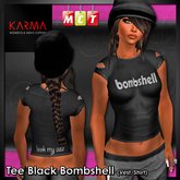 Karma - T-shirt Black Bombshell with Zip