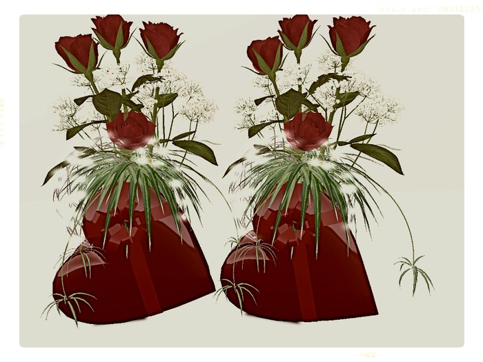 [AE] Flower Shop - Heart Serenade Red