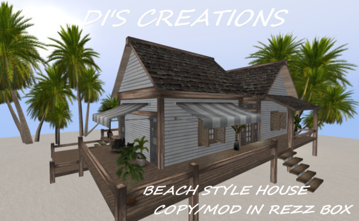 BEACH STYLE  WOODEN HOUSE