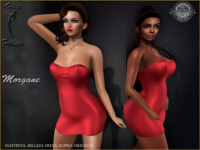 Oli's Follies  Morgane dress red