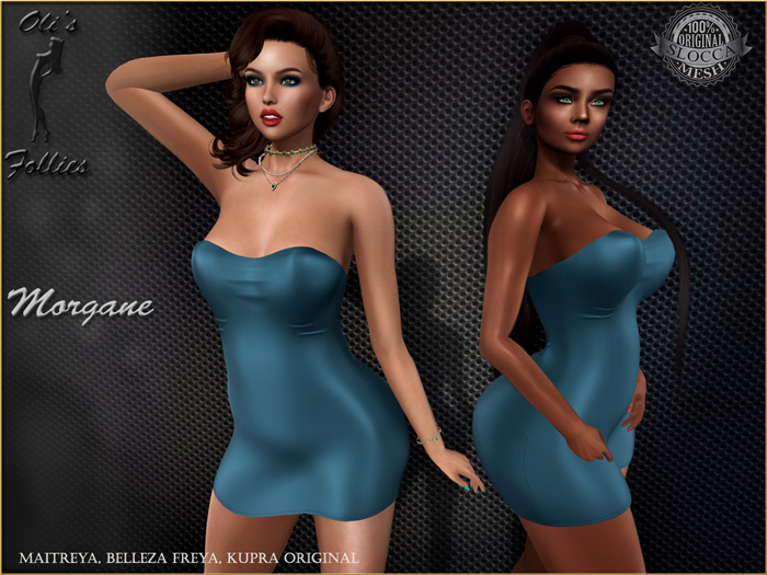 Oli's Follies Morgane dress blue navy