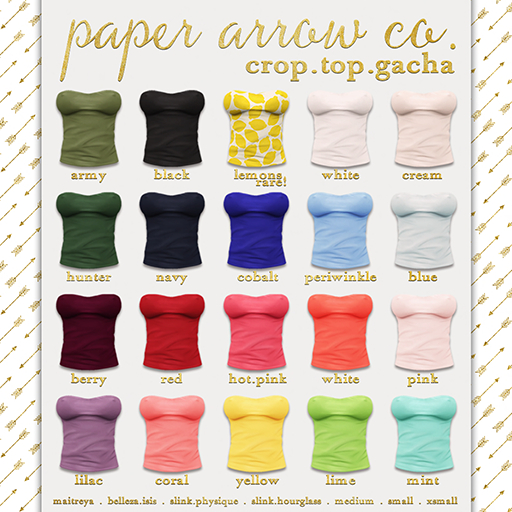 paper.arrow crop.top.gacha berry [m.lara]